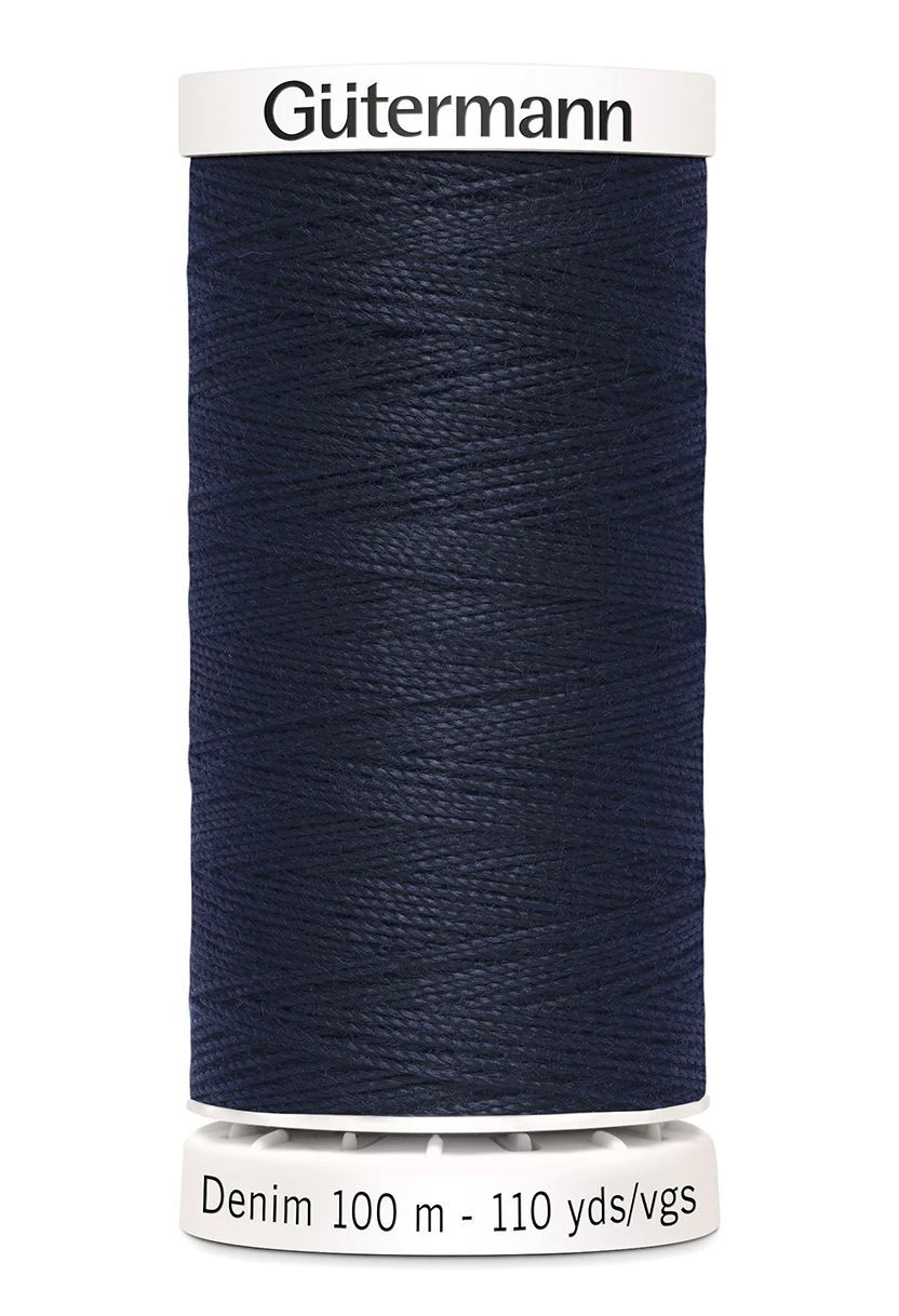 Gutermann Professional Jeans Thread, #6950 NAVY BLUE, 100m Spool