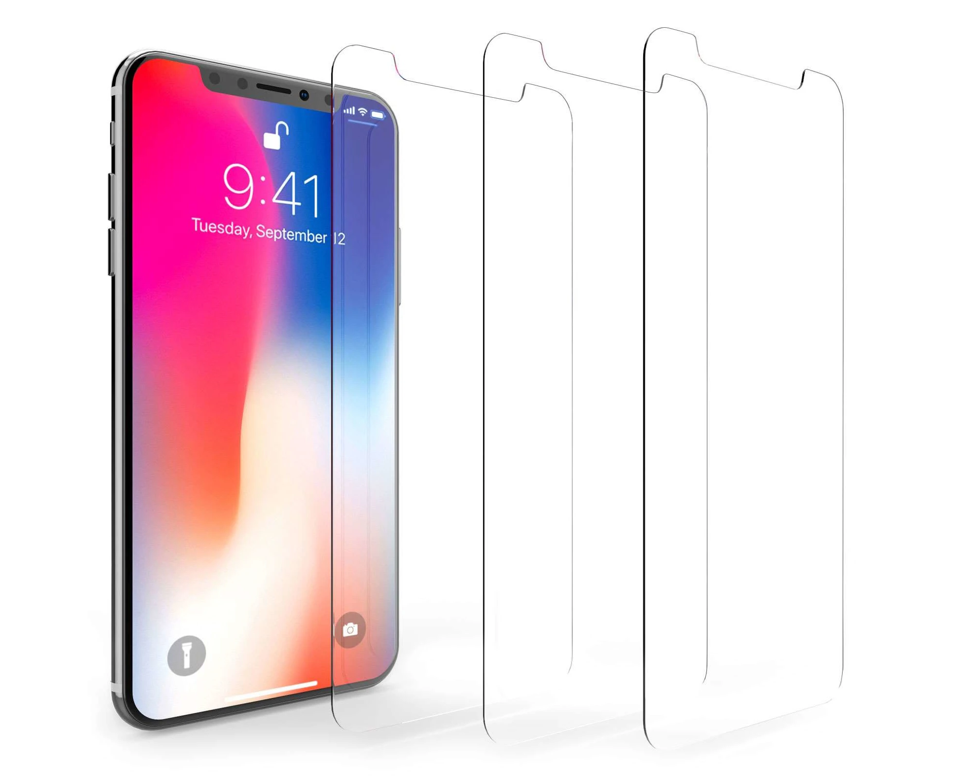 Apple iPhone X Screen Protectors x3 - Clear