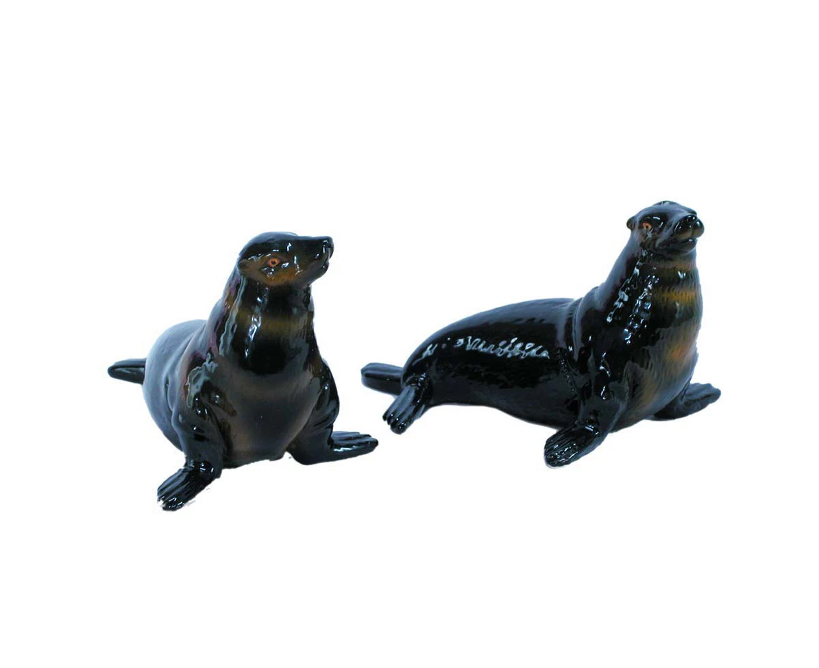 Collectable Novelty Kitchen Fur Seals Salt and Pepper Set