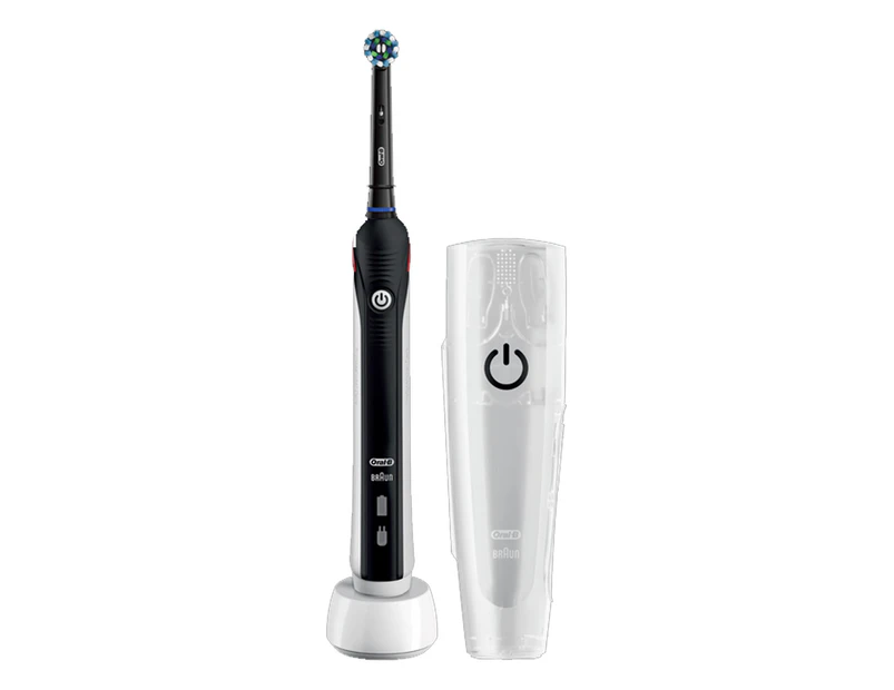 Oral-B Pro 2 2000 Electric Toothbrush w/ Travel Case - Midnight Black