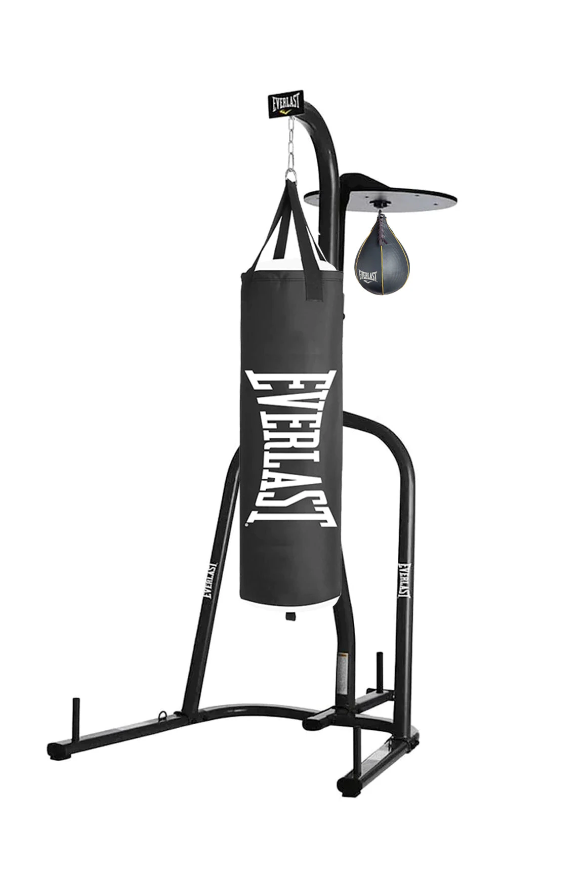 Everlast 2 Station Combo Bag Stand - 3Ft Black Everlast Core Heavy Bag