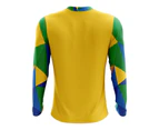 2018-2019 Brazil Long Sleeve Home Concept Football Shirt (Kids)