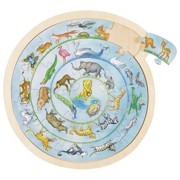 GOKI - Animal Circle Puzzle 27pc