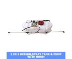 60L ATV Weed Sprayer 12V Pump Tank Chemical Spray Garden Farm Boom Spot Wand AUS