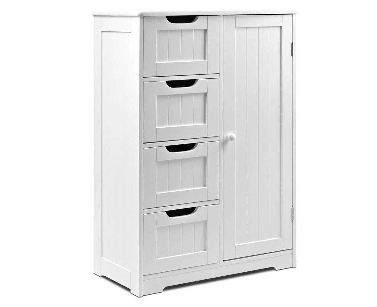 Artiss Bathroom Tallboy Storage Cabinet - White