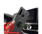 Huawei P30 Lite Case with Kickstand Ring Holder 2019 Magnetic Ultra-Thin Matte TPU Bumper Shell Cover for Huawei P30 Pro Lite 2019 - Black