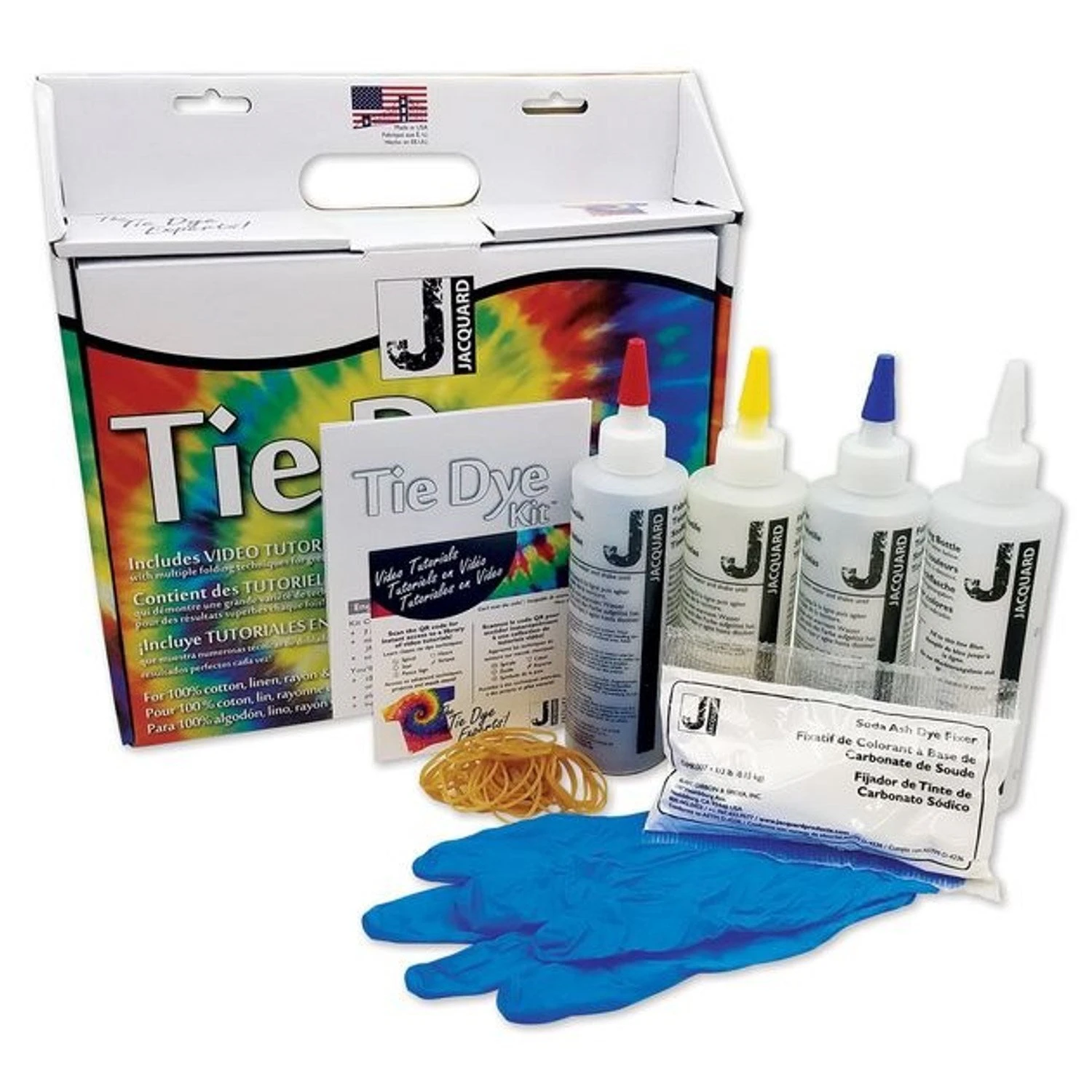 Jacquard Large Fabric Tie Dye Kit - Dyes up to 15 Shirts!