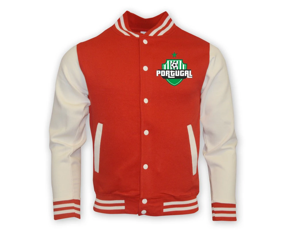 Portugal College Baseball Jacket (red) - Kids