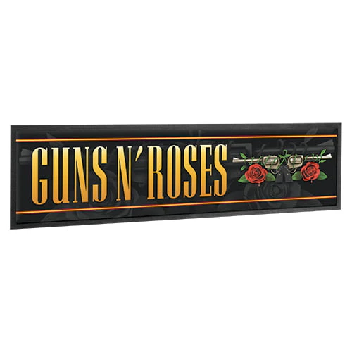 Guns N Roses Band Bar Runner Mat