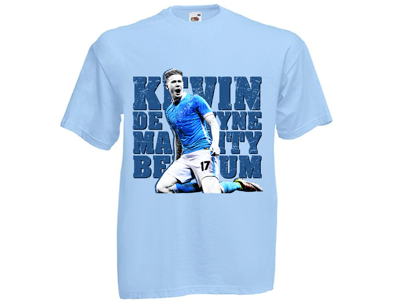 Kevin De Bruyne Man City T-Shirt (Sky)