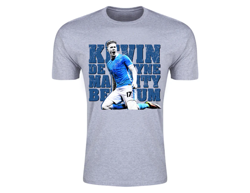 Kevin De Bruyne Man City T-Shirt (Grey)