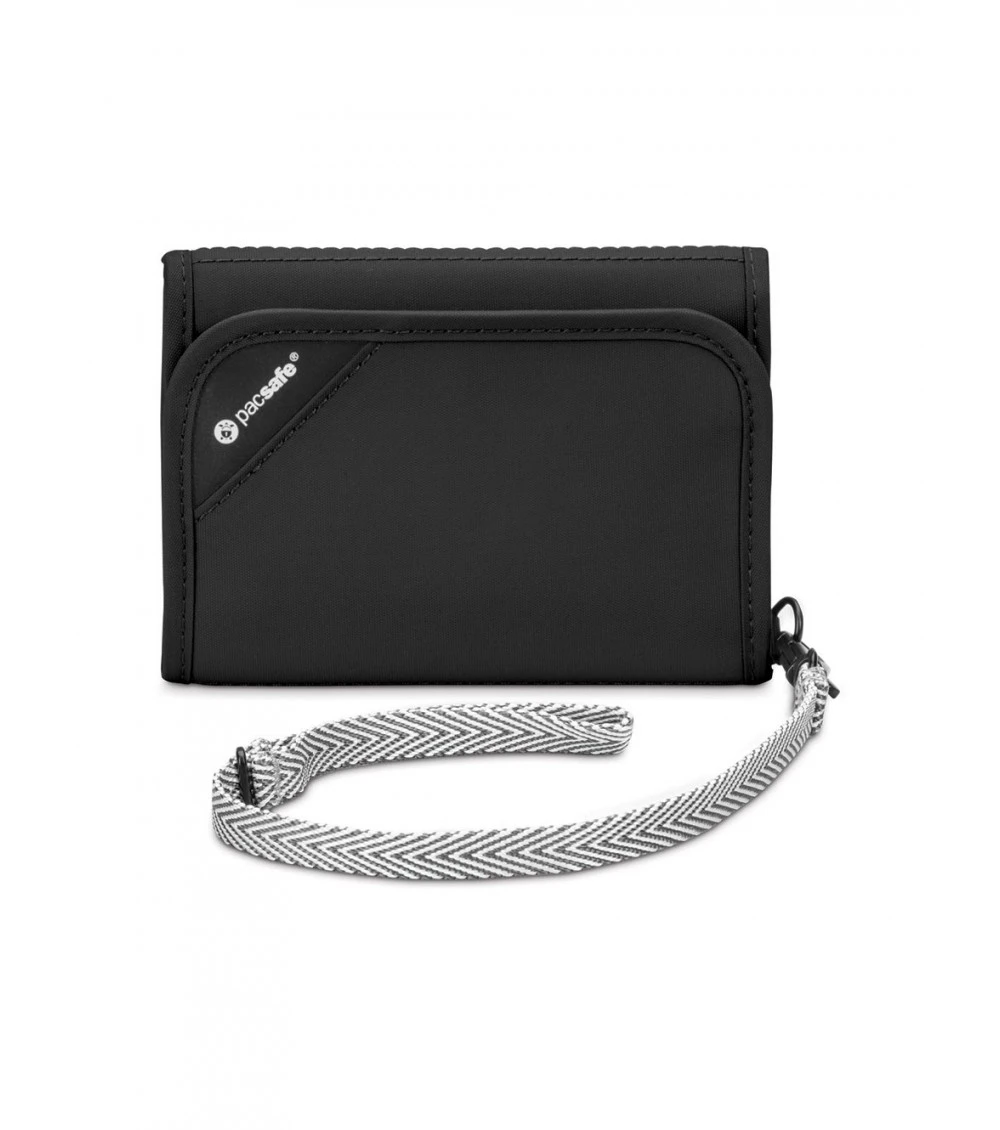 Pacsafe RFIDsafe V125 Tri-Fold Wallet - Black