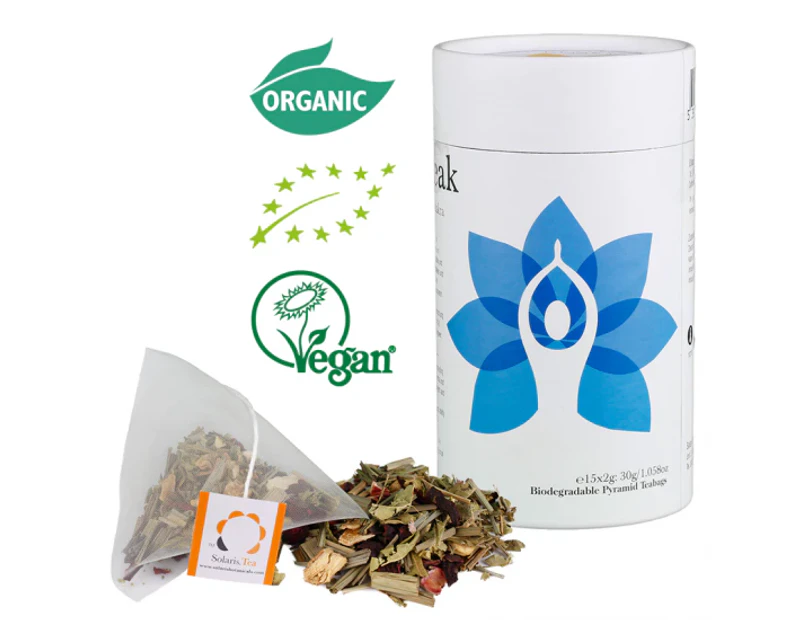 Throat Chakra Tea - I speak -  Be Better Pyramid Herbal Teabags