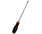 AB Tools Pozi PZ2 Long Screwdriver 200mm Shank Total Length 310mm Rubber Grip handle