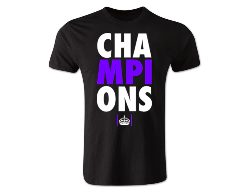 Real Madrid Champions League Winners T-shirt (Black)