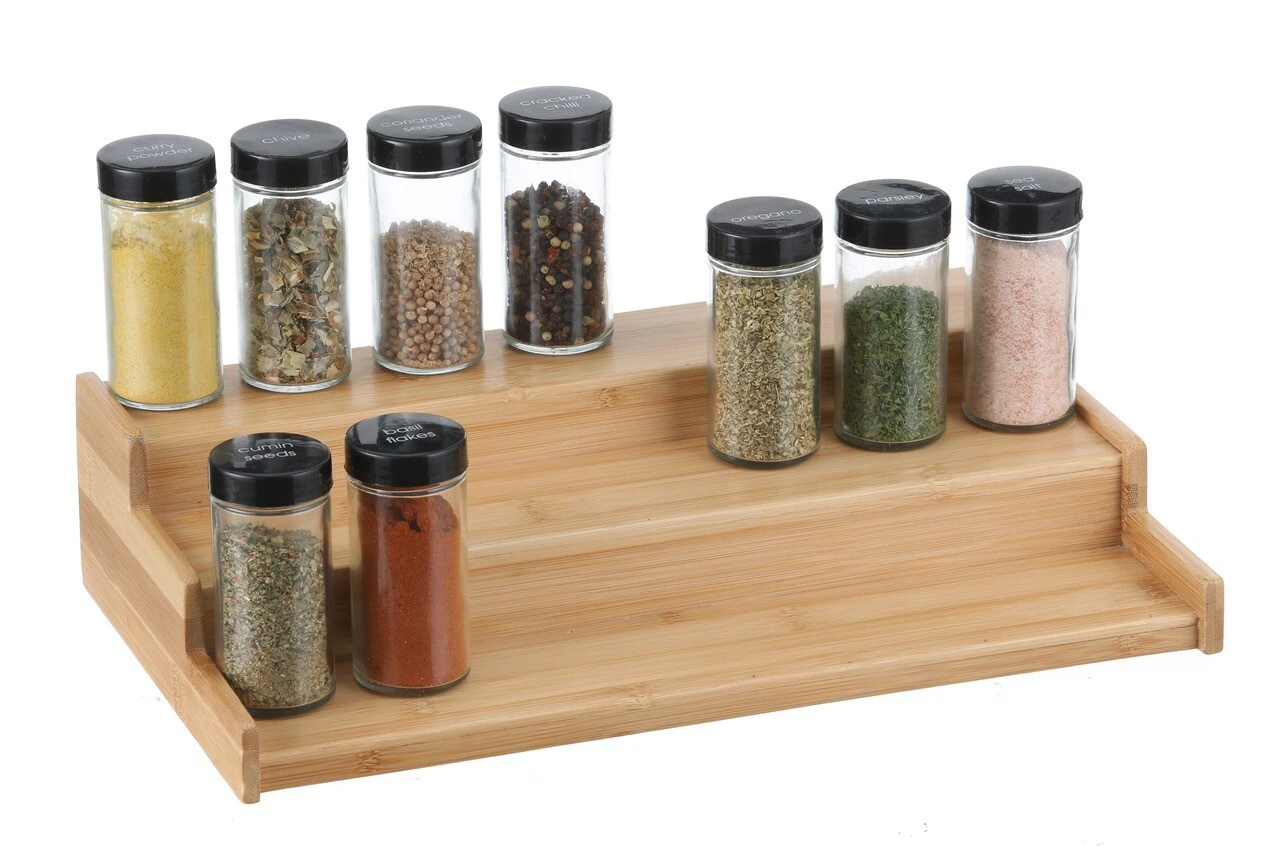 Bamboo Spice Shelf 3 Step Large