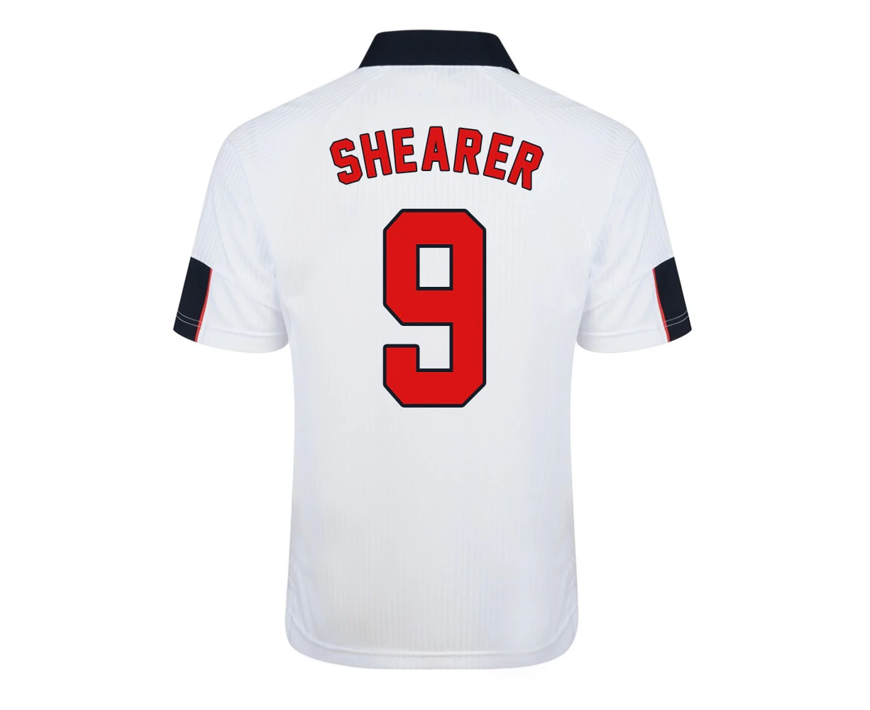 Score Draw England World Cup 1998 Home Shirt (Shearer 9)