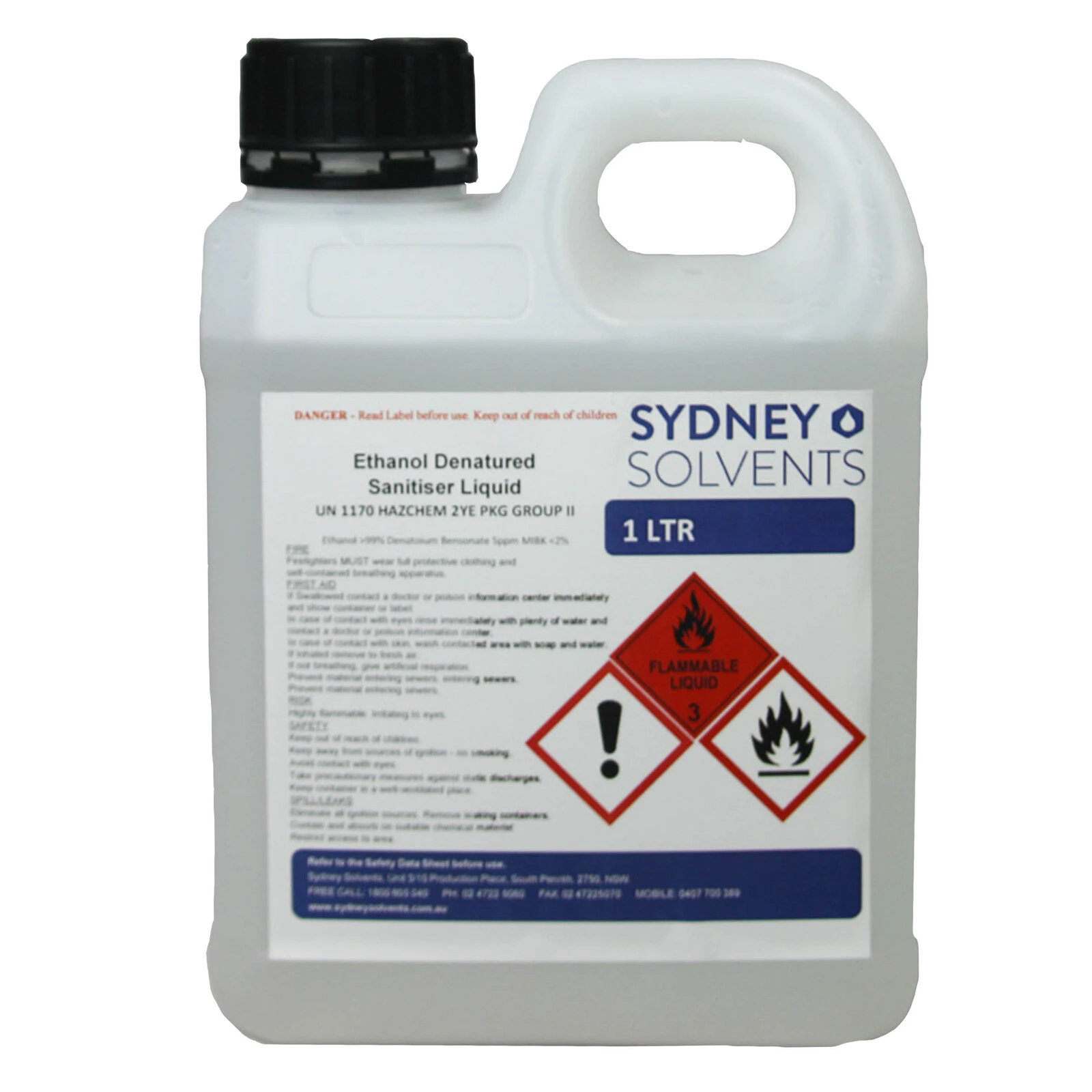 Ethanol Denatured Alcohol 1 Litre