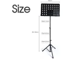 Adjustable Music Stage Stand Heavy Duty Large Music Sheet Conductor Folding