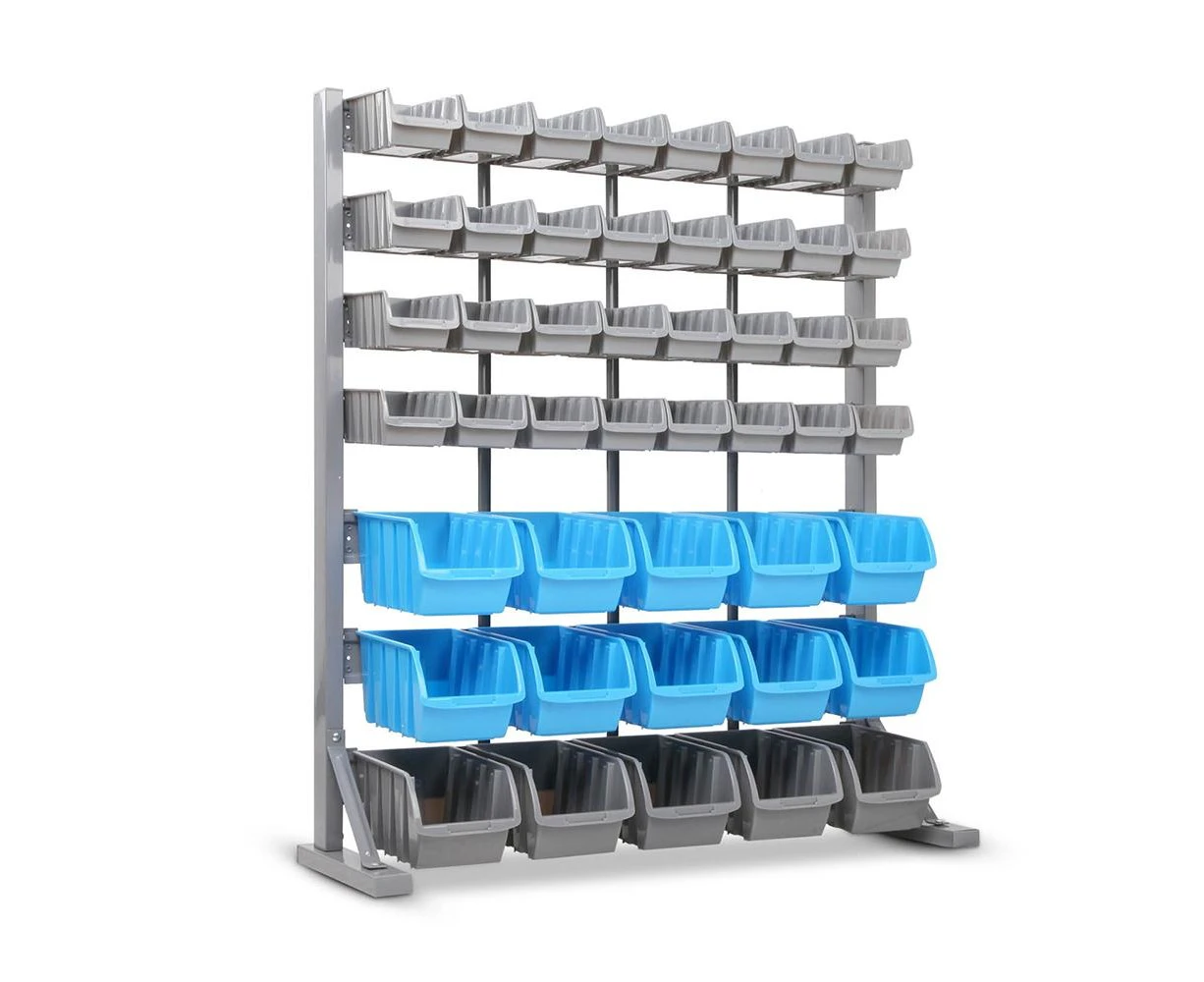 47 Bin Storage Rack Workshop Garage Tools Organiser