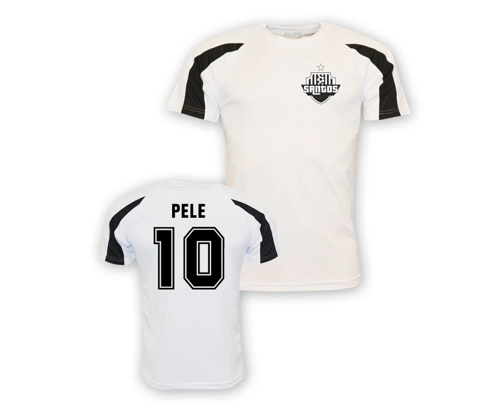 Pele Santos Sports Training Jersey (white) - Kids