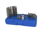 AB Tools 1/2" Drive Shallow and Deep Male Hex Allen Key Bits 4mm - 12mm 15pc Bergen