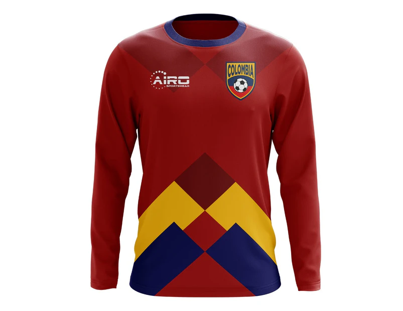 2023-2024 Colombia Long Sleeve Away Concept Football Shirt