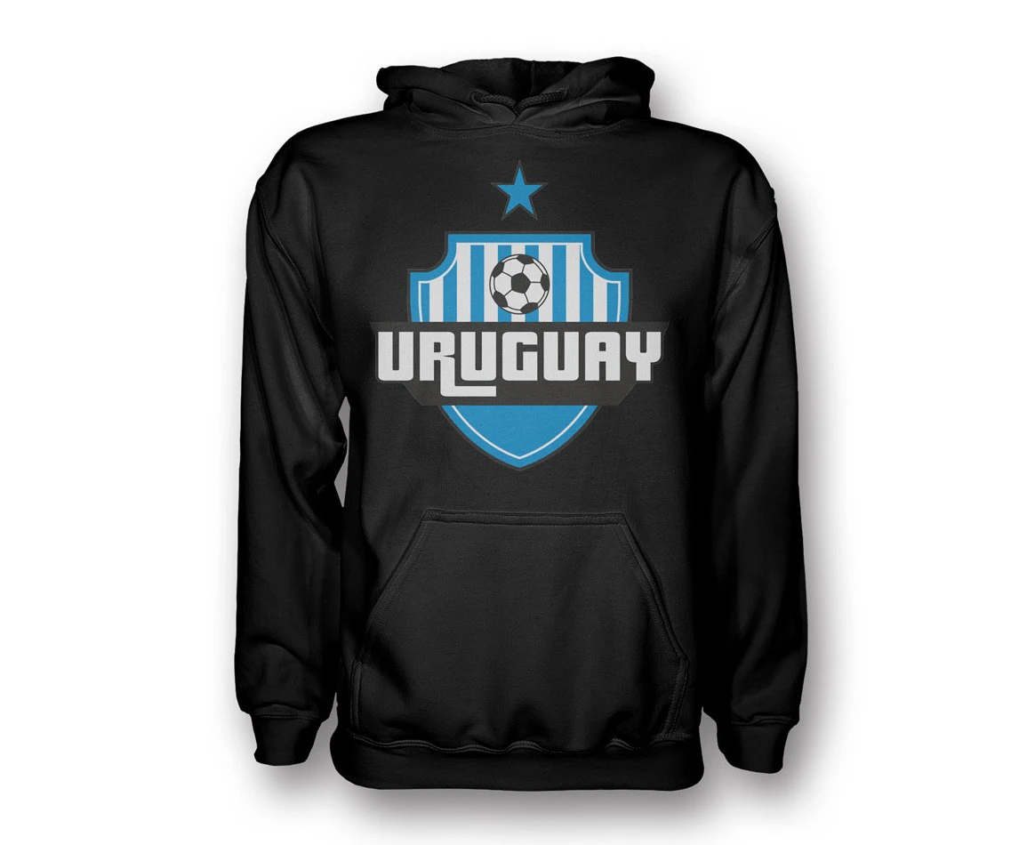 Uruguay Country Logo Hoody (black) - Kids