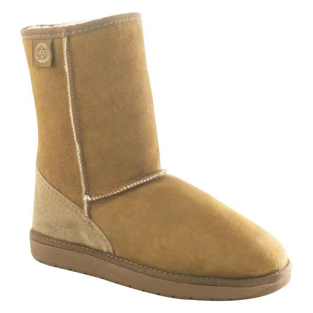 Ugg Australia Unisex Sheepskin Tidal 3/4 Winter Boots Men 3 / Women 5 Chestnut