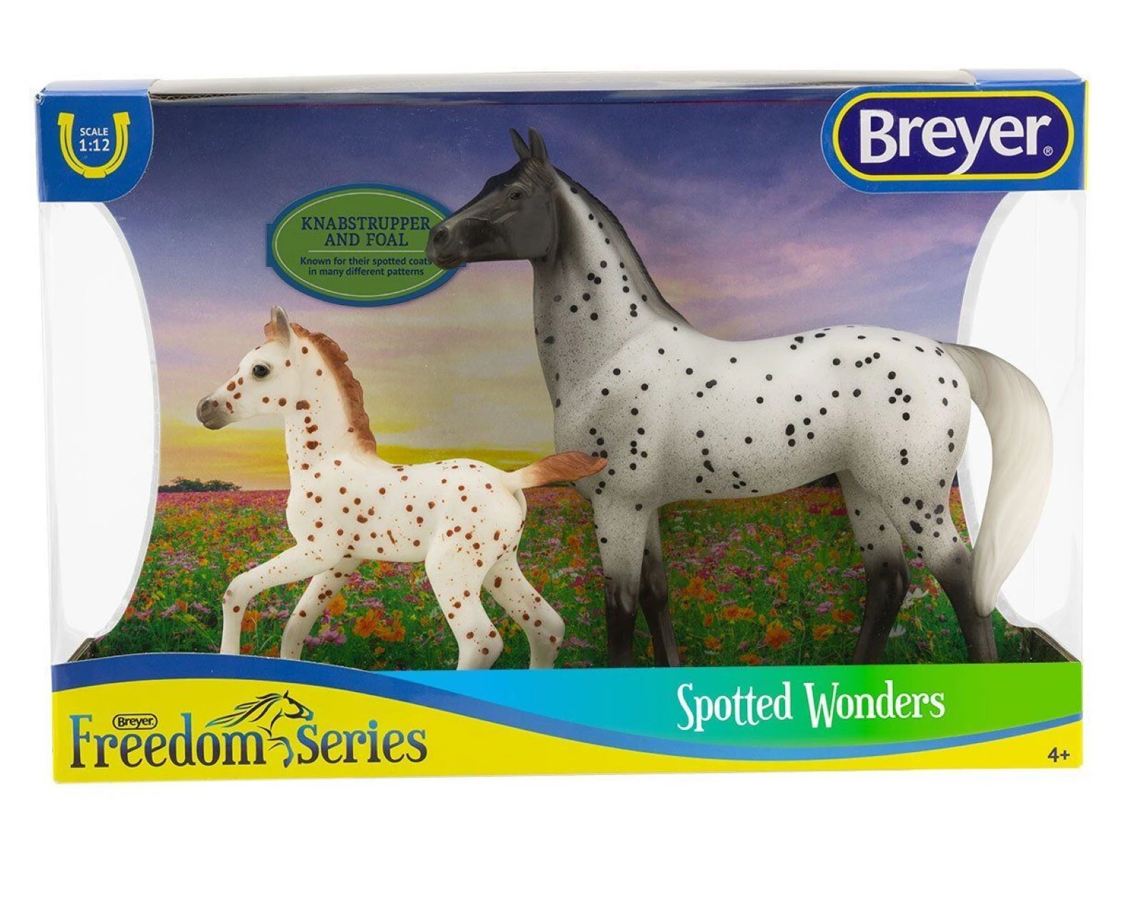 Breyer Horses Knabstrupper & Foal Spotted Wonders 1:12 Classic Scale 62207