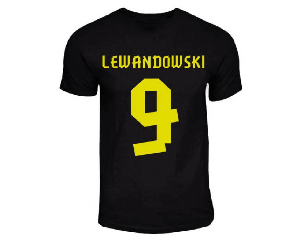 Robert Lewandowski Dortmund Away Hero T-shirt (black)