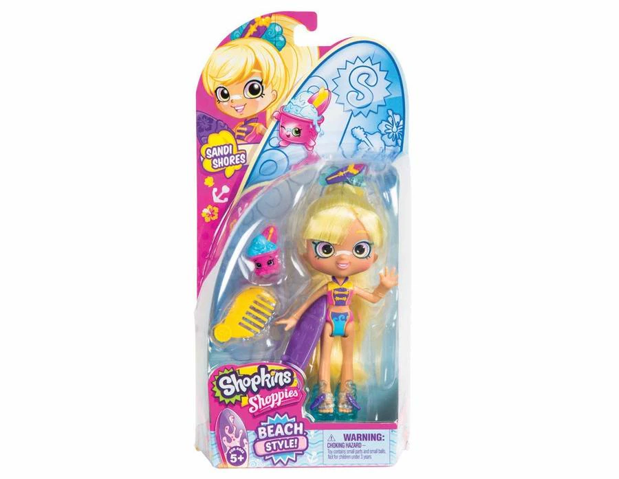 Shopkins Beach Style Shoppies Doll S7 W2 - Sandi Shores