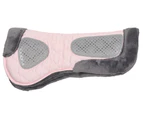 Fleece/Gel Half Pad   Pink/Grey