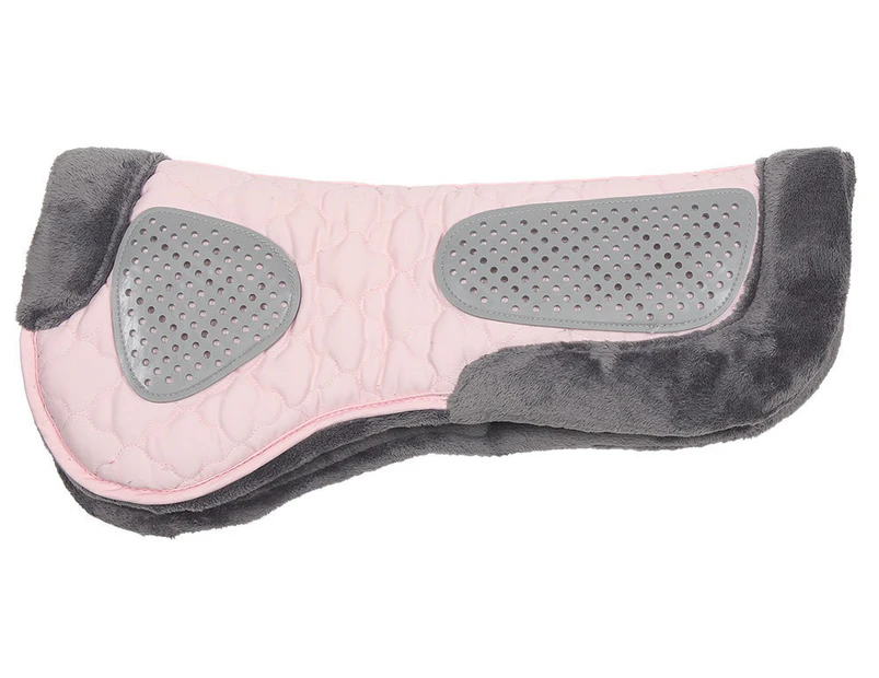 Fleece/Gel Half Pad   Pink/Grey