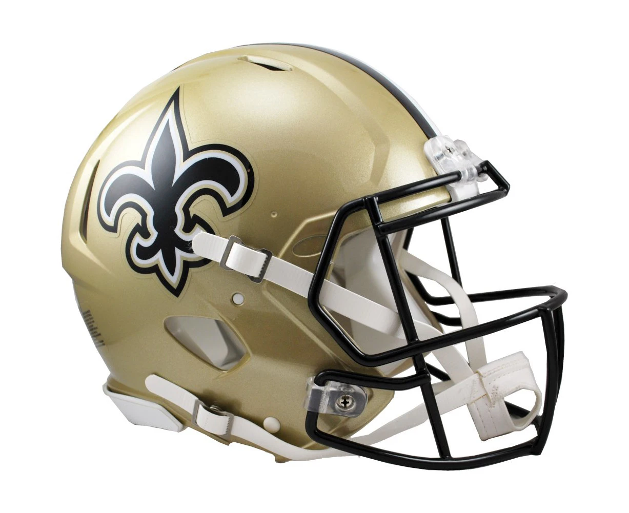 Riddell Speed Authentic Helmet - NFL New Orleans Saints - Gold