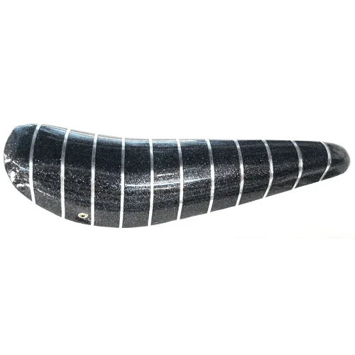 20" Banana Saddle - Black/Silver