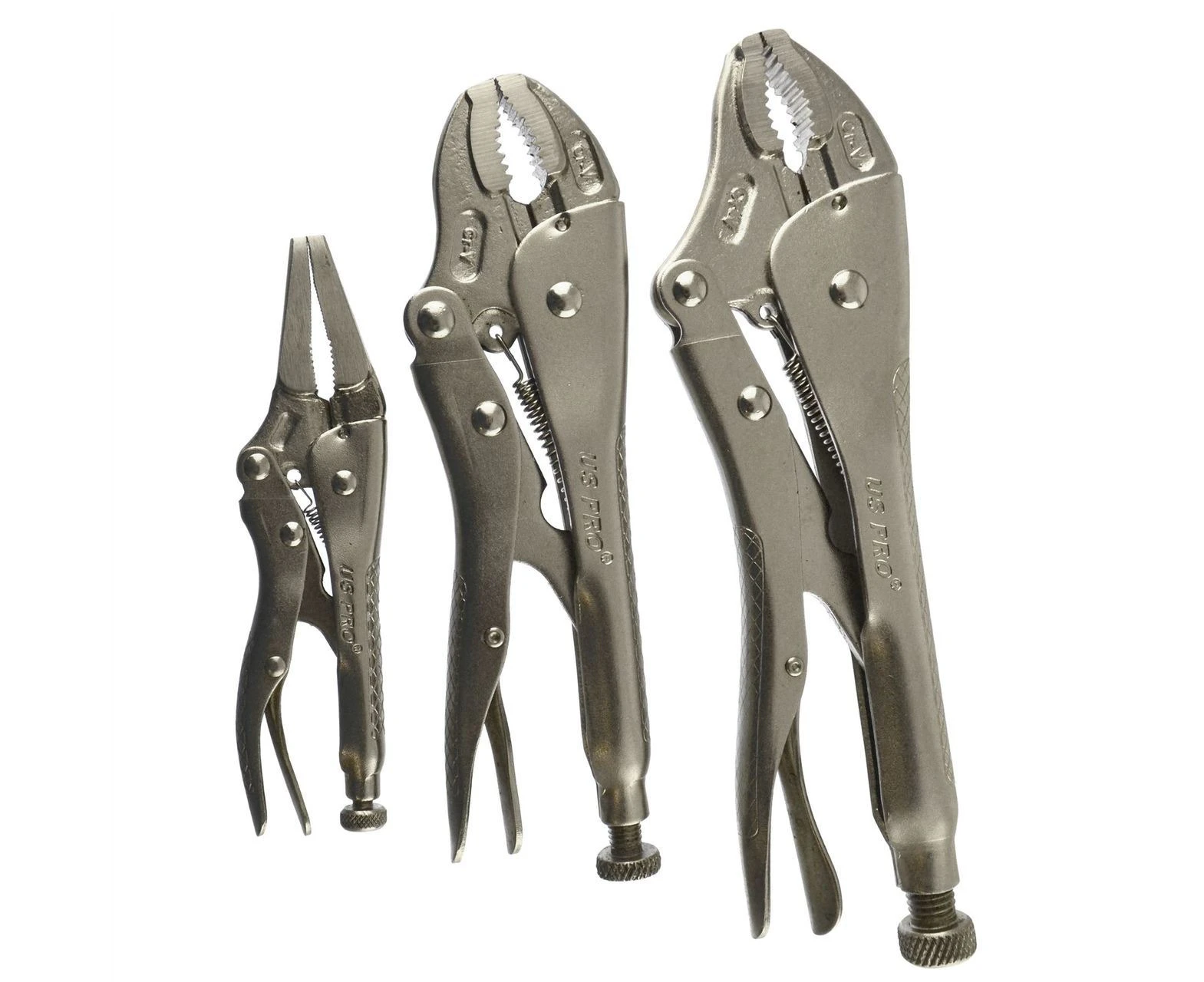 Locking plier set / pliers / mole grips / welding 3pc set by U.S.PRO TOOLS AT201