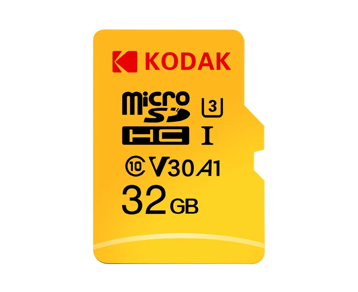 Kodak Micro SD Card 32GB TF Card U3 A1 V30 Memory Card 100MB/s Reading Speed 4K Video Record