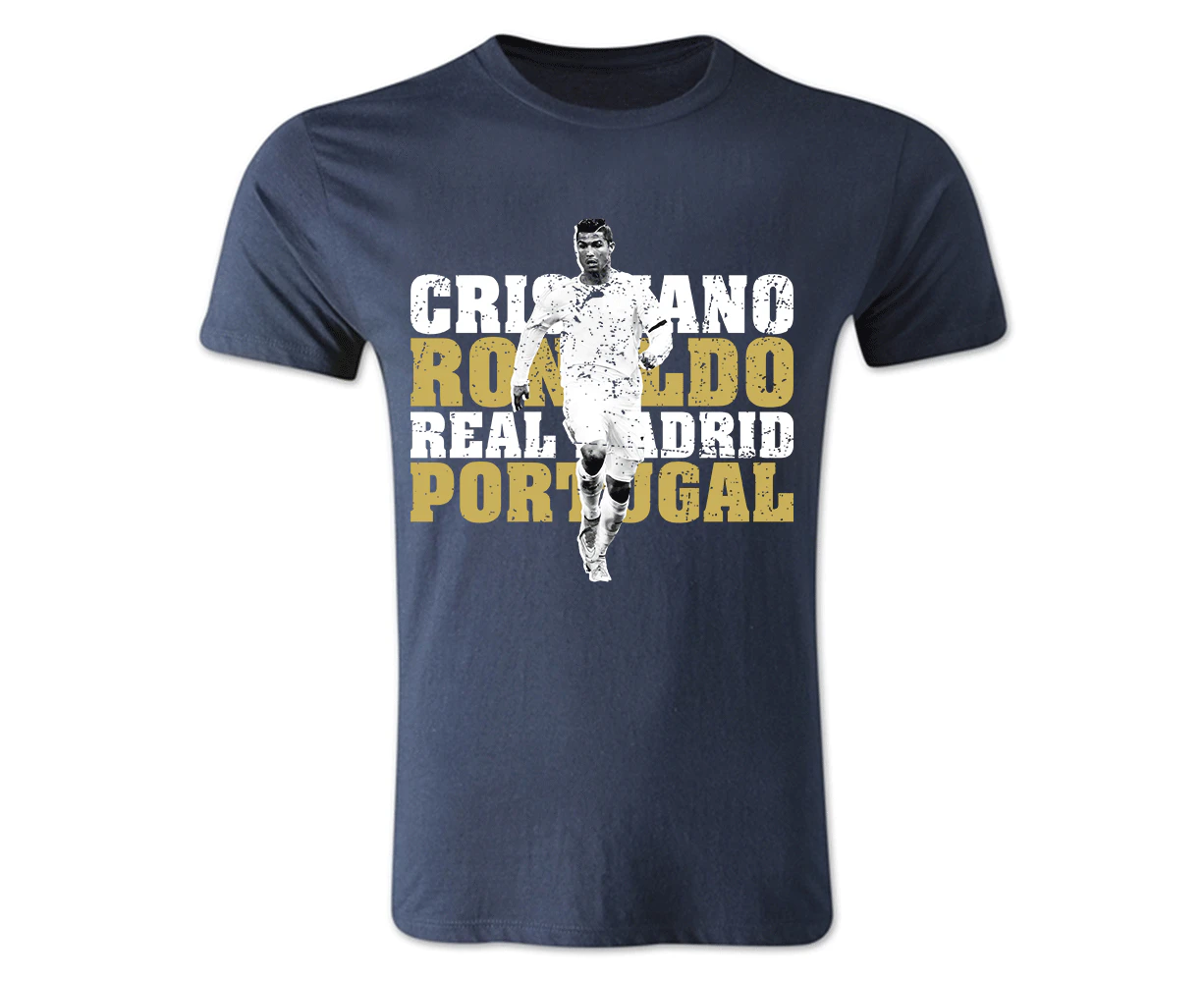 Cristiano Ronaldo Real Madrid T-Shirt (Navy) - Kids