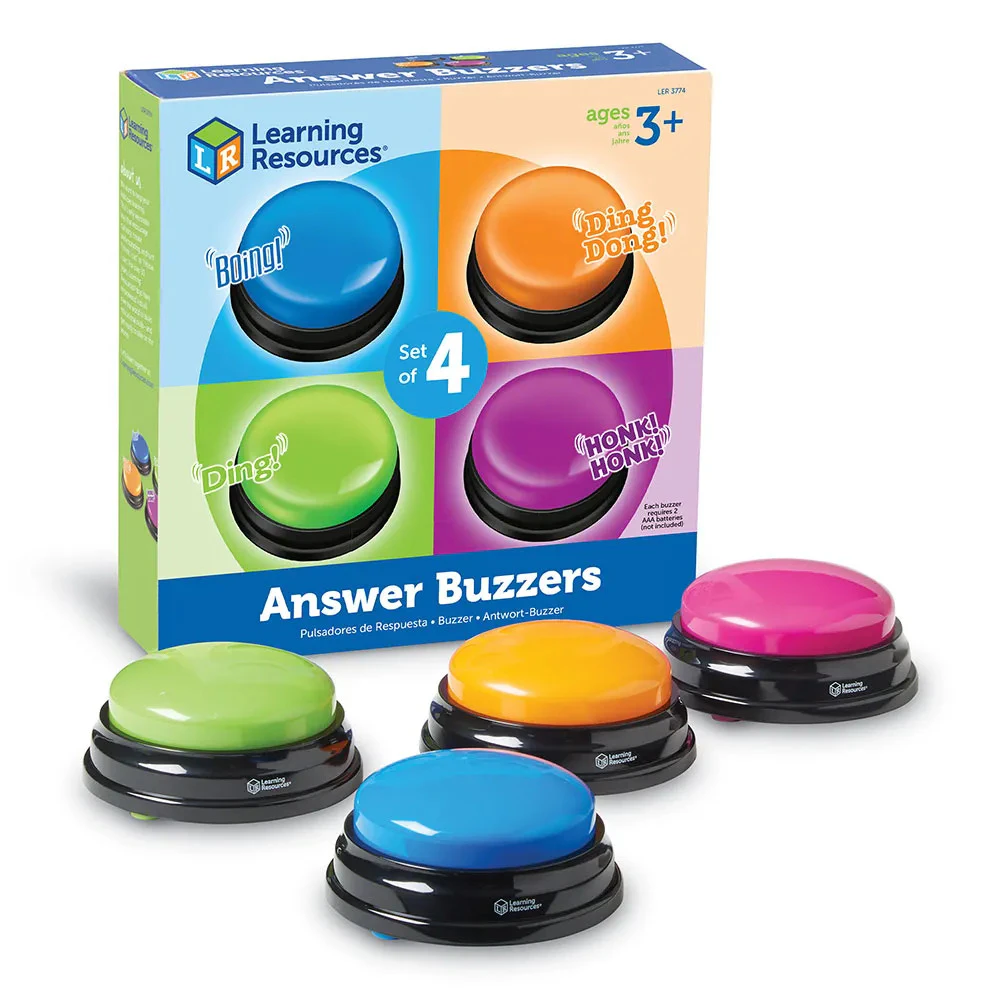 Learning Resources 4 Pack Answer Buzzers