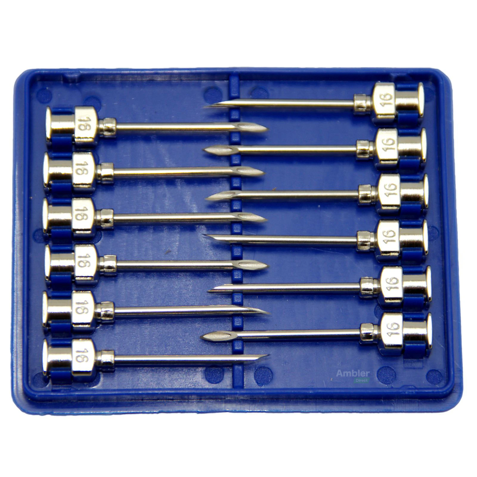 Vet-Tec 12 Pack 16g x 1" Luer Lock Needles | A0896