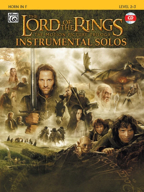 Lord Of The Rings Inst Solos Horn Book/CD Book