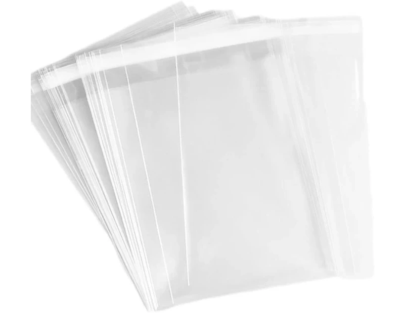 Mpress  - Clear Self Adhesive Seal Cello Bags - 50 Pack - Size: 5.5in X 7.5in