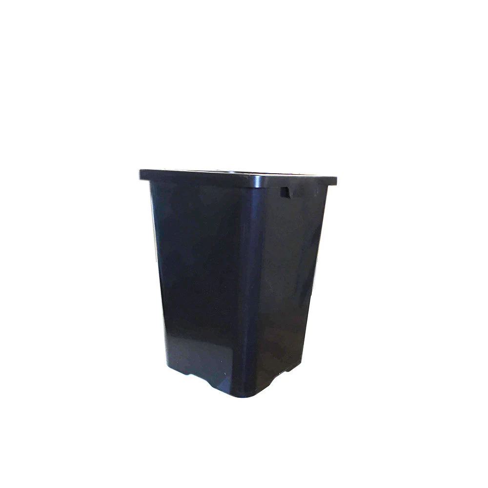 Black Square Pot Bucket - 24L | Diameter 290MM | Height 400MM