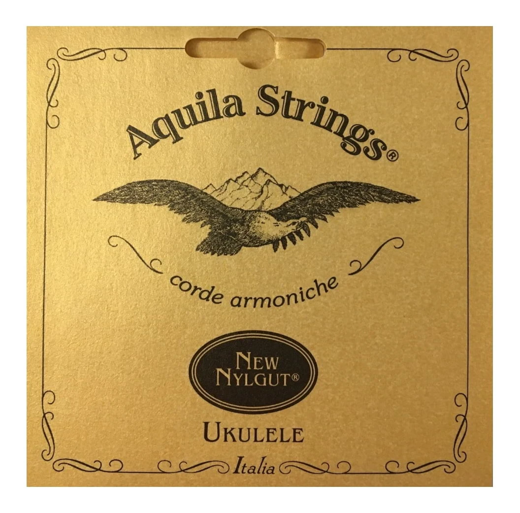 Aquila 5U New Nylgut Low-G Soprano Ukulele String Set Wound 4th G C' E' A'