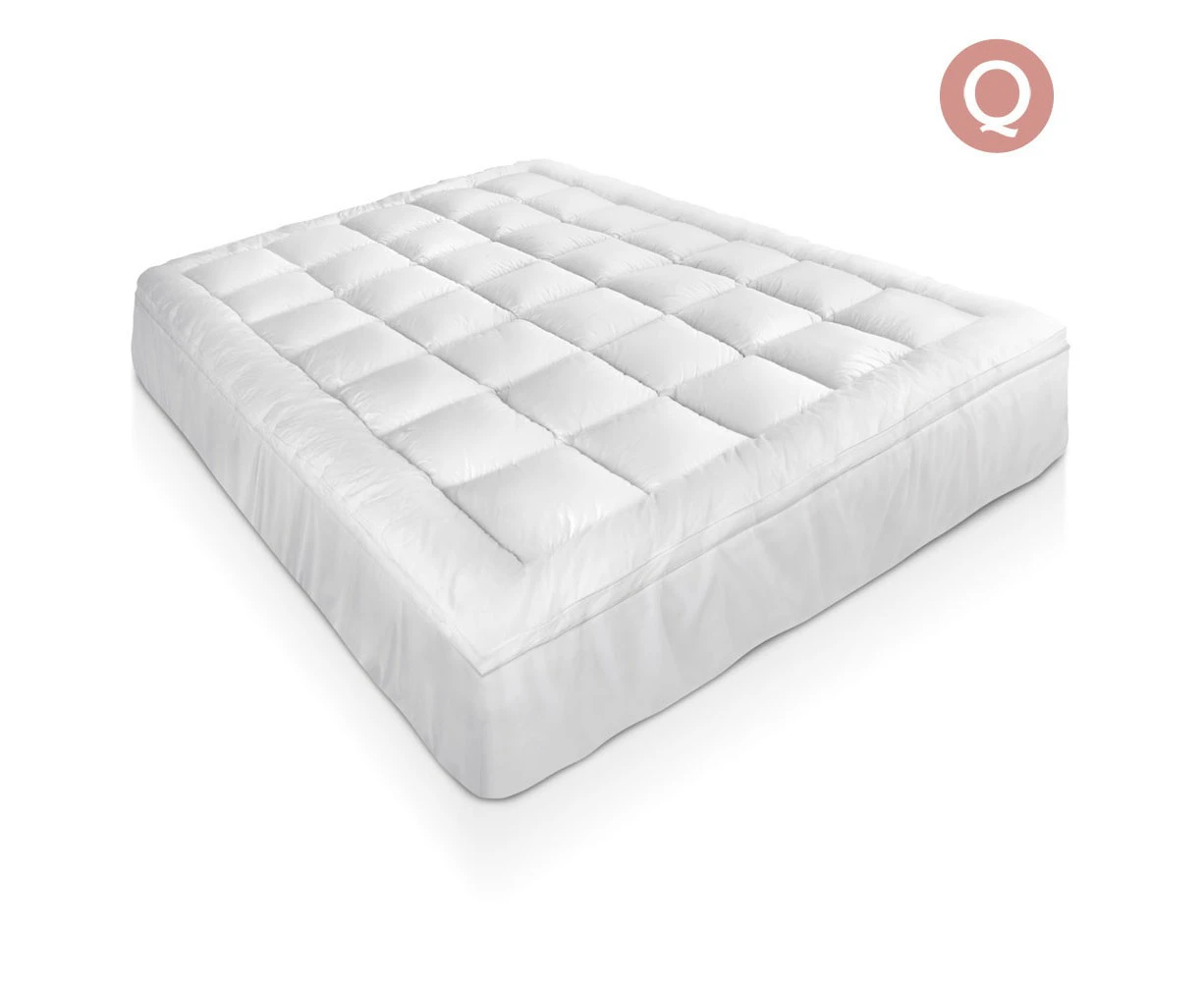 Bamboo Pillowtop Mattress Topper 5cm - Queen