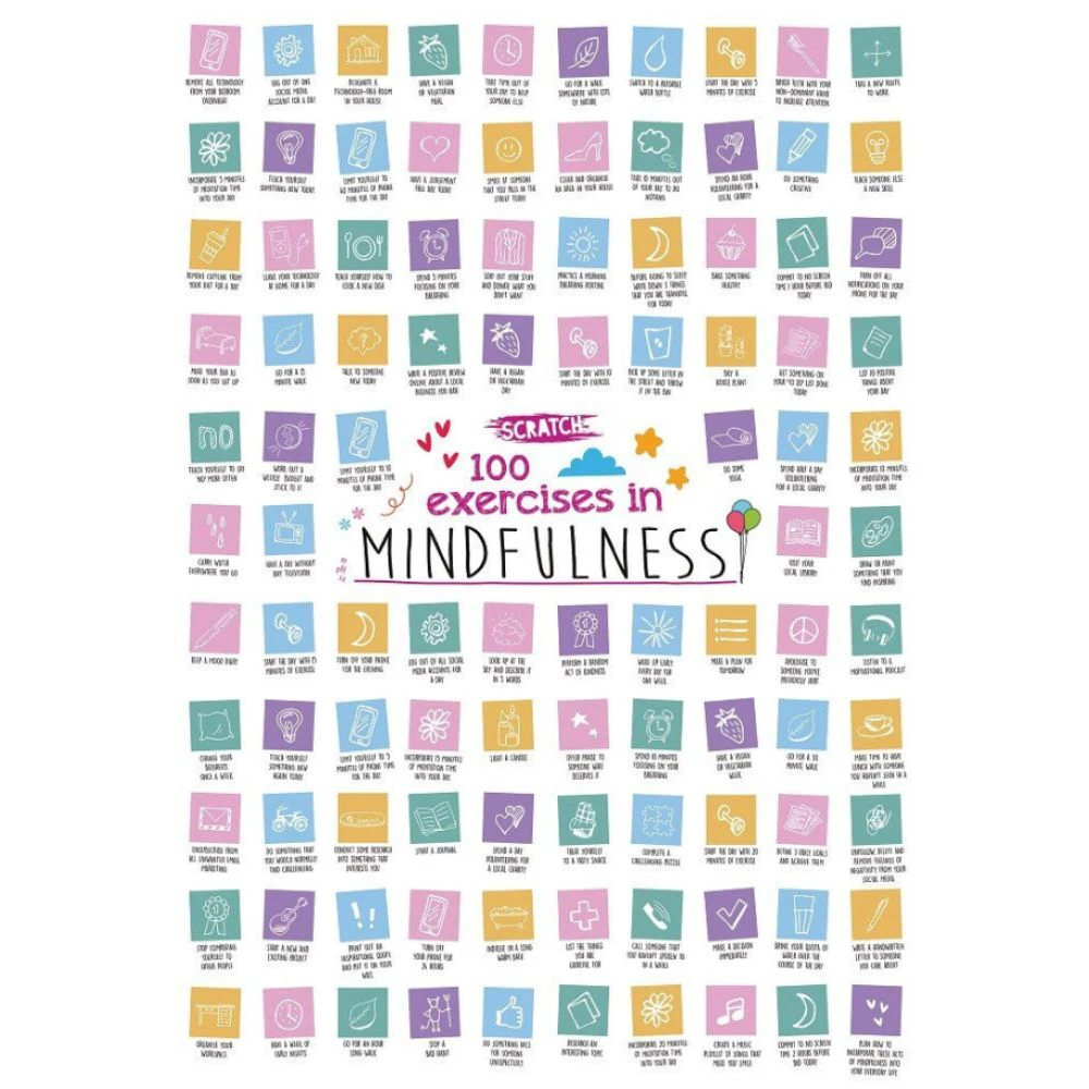 The Source Scratch Poster 100 Exercises in Mindfulness