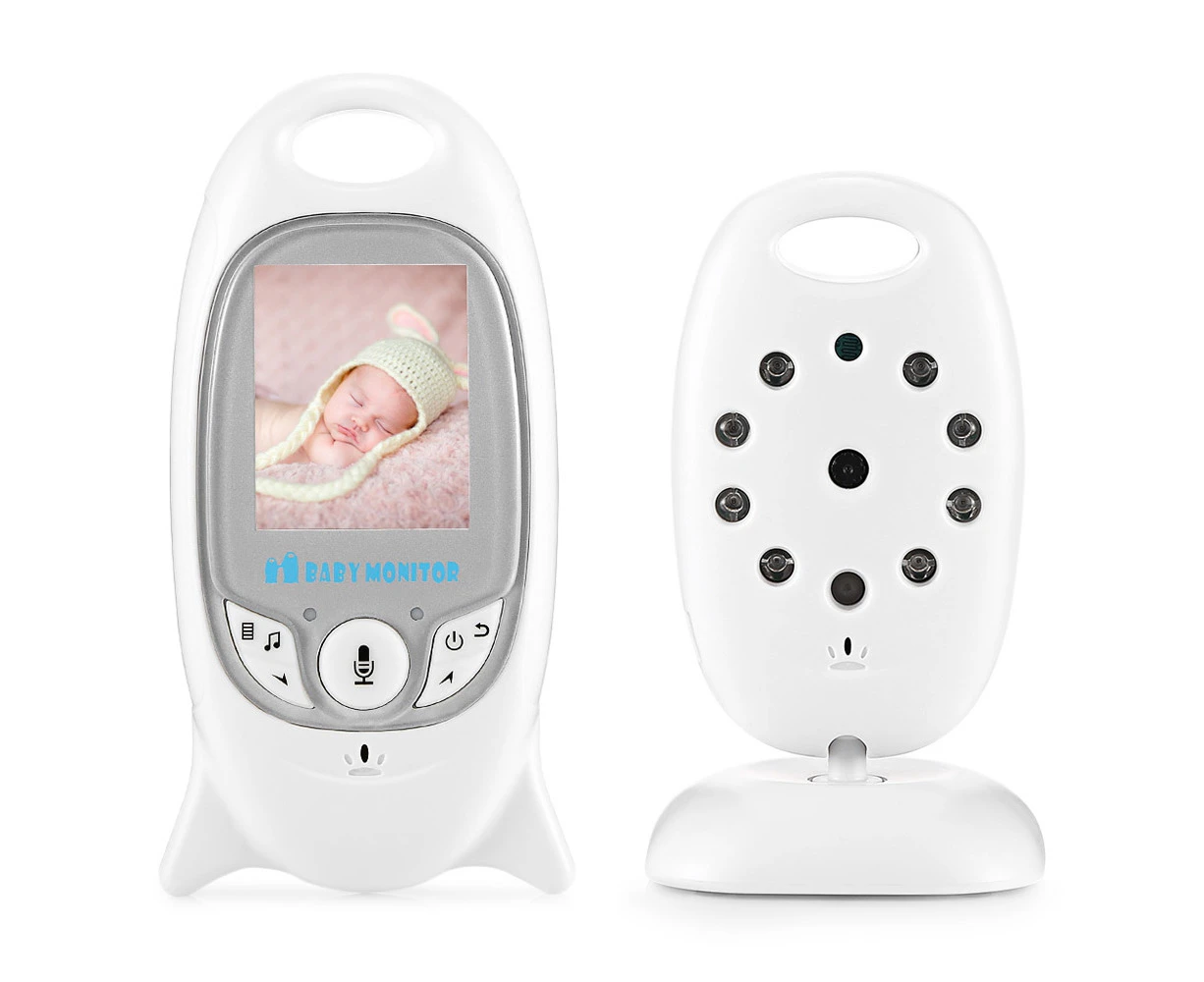 Vb601 Digital 2 Inch 2.4Ghz Wireless Lcd Baby Video Monitor With Night Vision-White