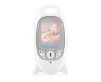 Vb601 Digital 2 Inch 2.4Ghz Wireless Lcd Baby Video Monitor With Night Vision-White