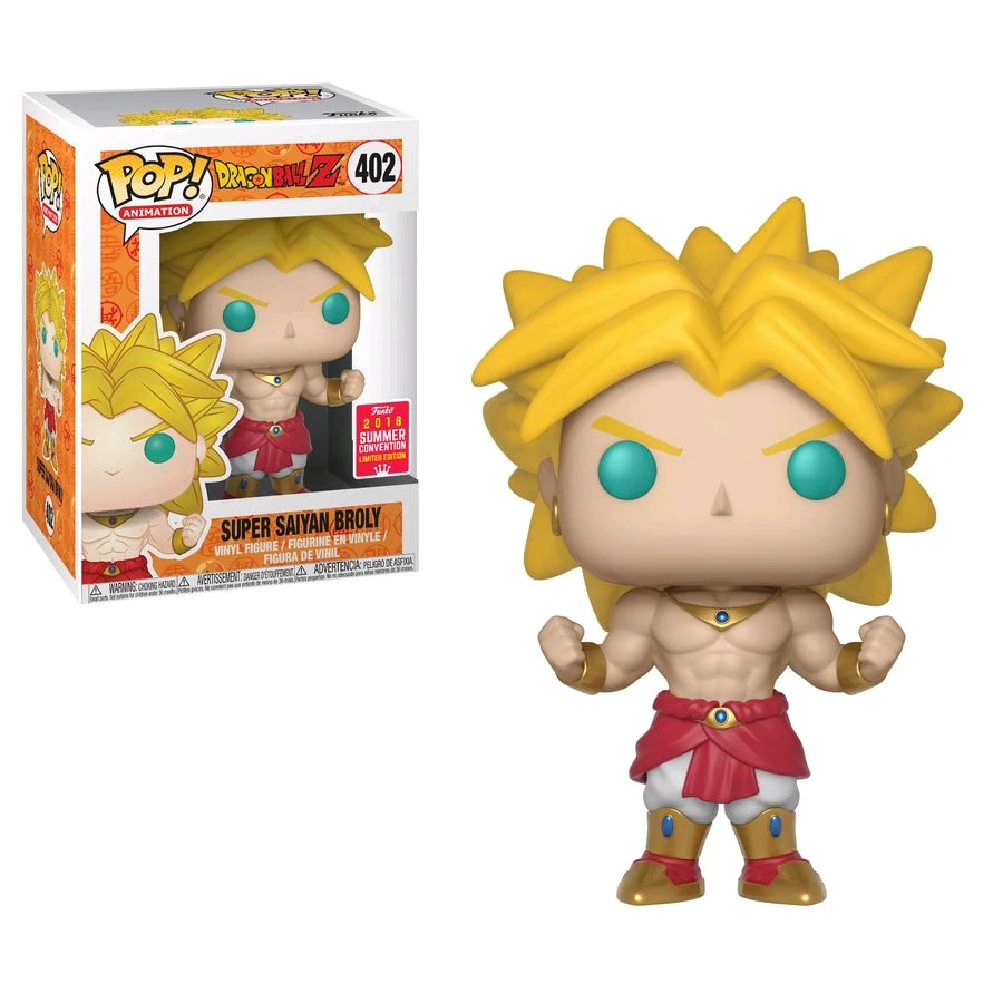 Funko Pop Dragonball Z Super Saiyan Broly 2018 SDCC #402